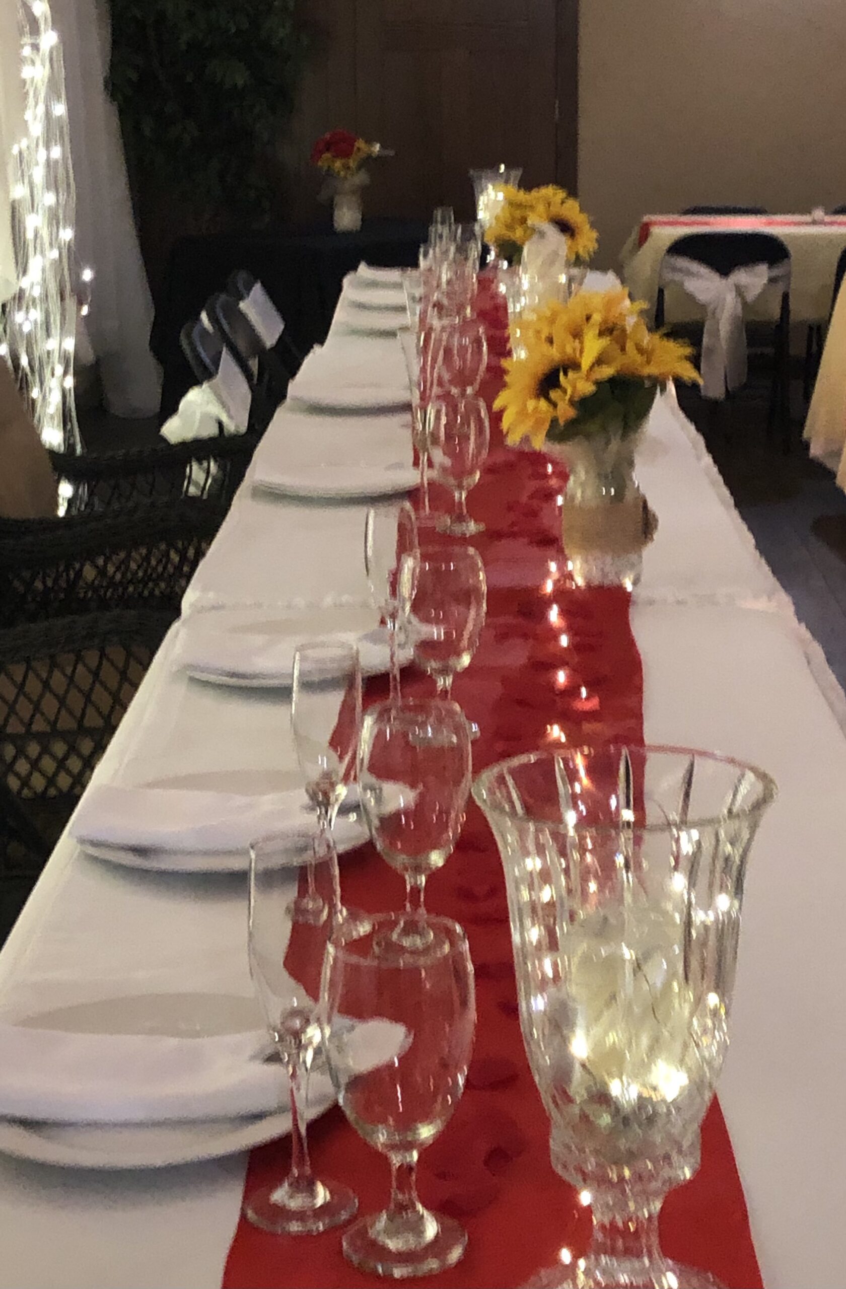 Wedding head table