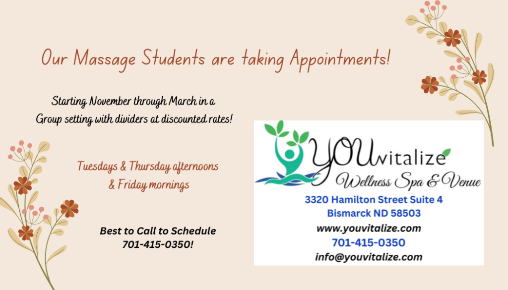 Student Massage Ad 2025-26